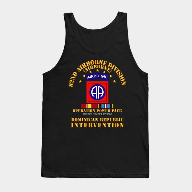 Power Pack - 82nd Airborne Division w Svc Ribbons Tank Top by twix123844